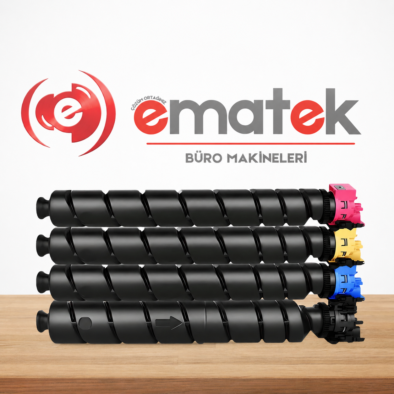 TK-8375 Kyocera TK-8375 Siyah/Mavi/Sarı/Kırmızı Orijinal veya Muadil Fotokopi Toneri